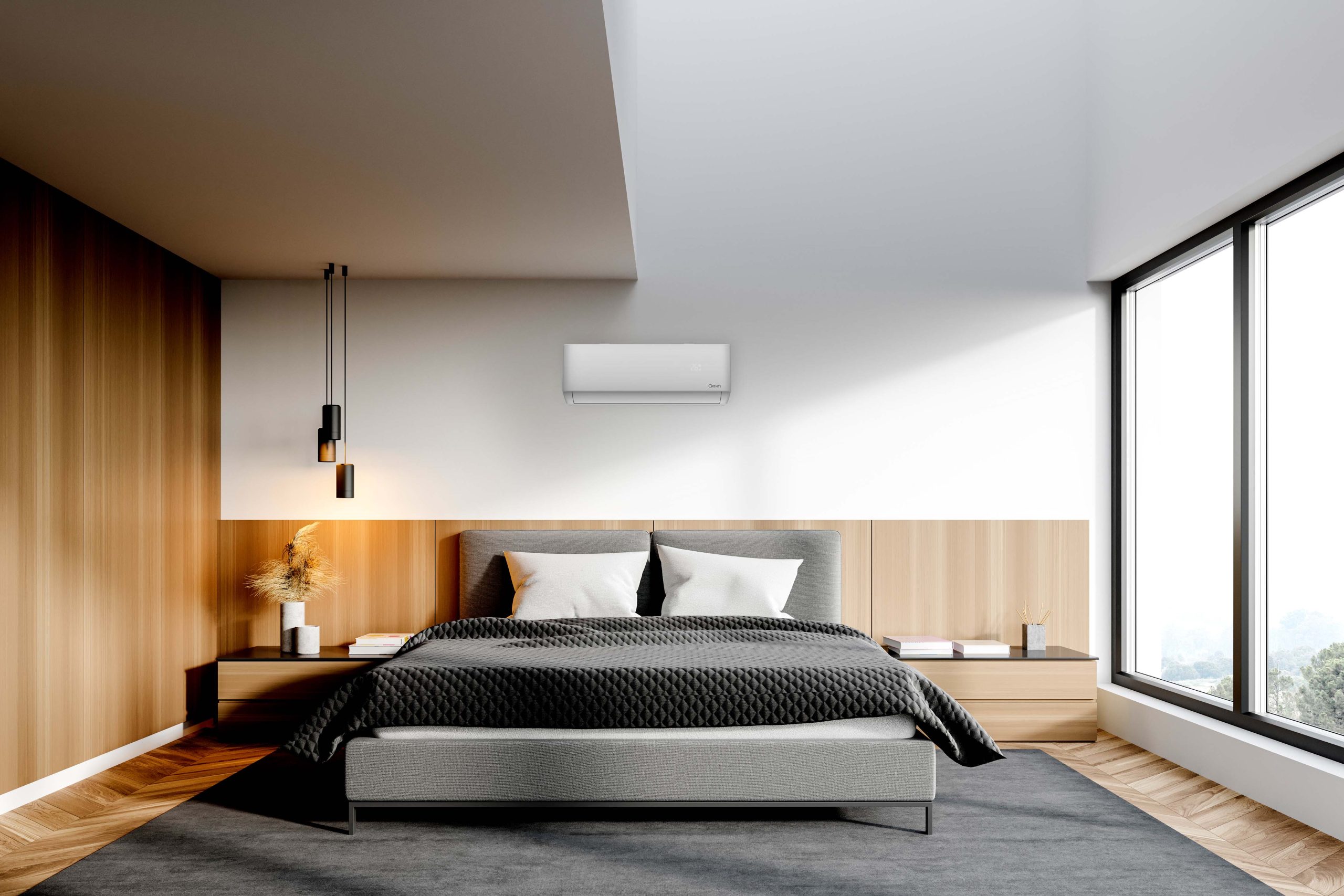 Qventi Matador airconditioning sfeerbeeld slaapkamer