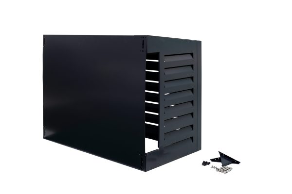 Qventi Airco cover antraciet small met achterplaat