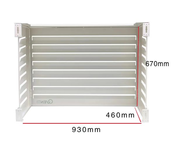 Carcasa de aire acondicionado de aluminio blanco CAL100 - Imagen 2