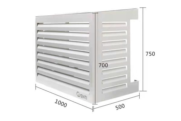 Carcasa de aire acondicionado de aluminio blanco CAL100 - Imagen 3