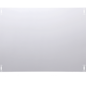 Qventi aluminium omkasting achterplaat wit voor buitenunit van de airconditioner of warmtepomp  CAL115AW