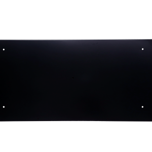 Qventi aluminium omkasting bodemplaat antraciet voor buitenunit van de airconditioner of warmtepomp CAL115OA