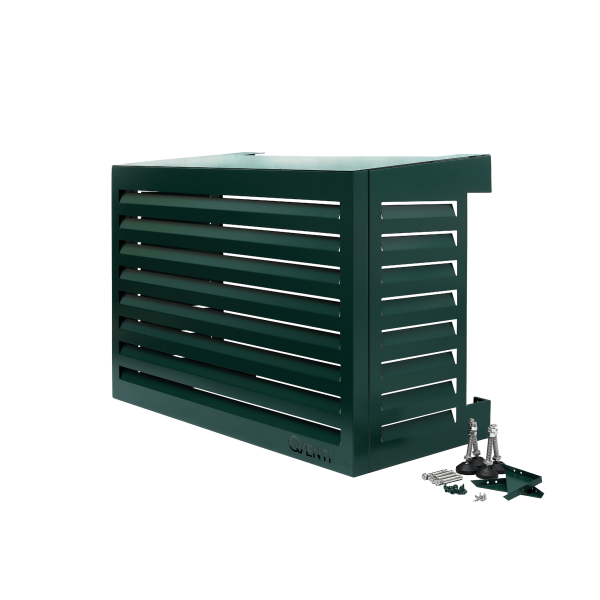 Carcasa de aire acondicionado de aluminio verde CAL100