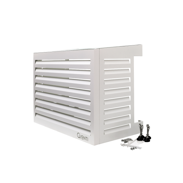 Carcasa de aire acondicionado de aluminio blanco CAL100