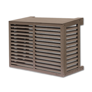 Qventi bruine houtcomposiet airco omkasting Hoofdafbeelding website WAC115BB